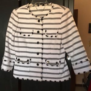 Black and White Blazer